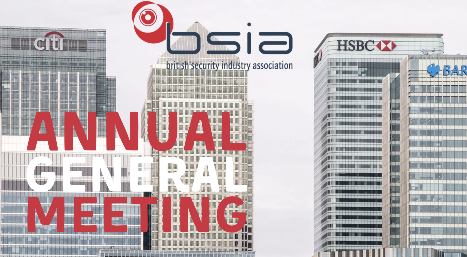Join the BSIA AGM Taking Place on 14 May 2026 at HSBC in Canary Wharf