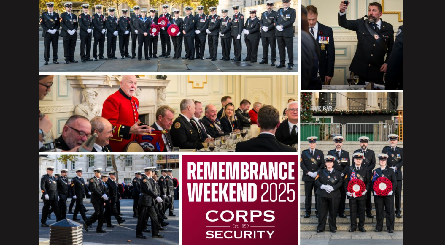 Corps Security Celebrate Celebrate Remembrance Weekend