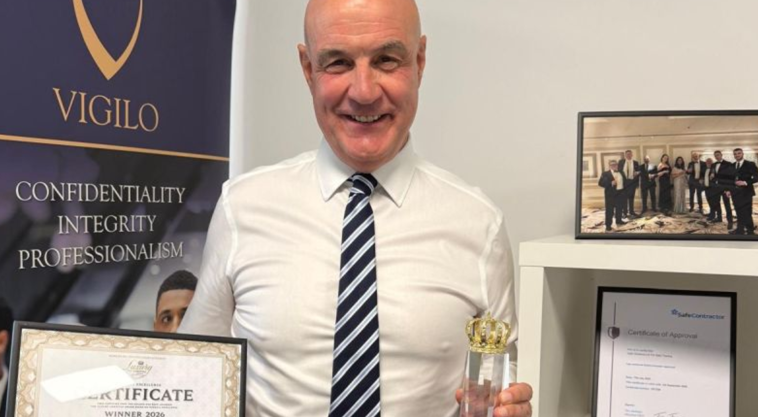 Vigilo Solutions has been named Best Luxury Security Company – London 2026 by the Luxury Lifestyle Awards