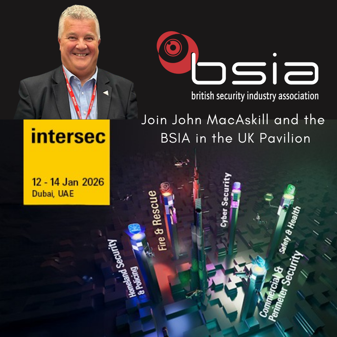 BSIA Director of Security & Export, John MacAskill, to attend Intersec