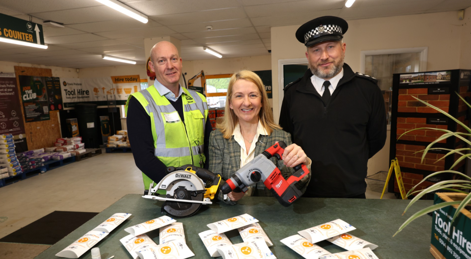 SelectaDNA, Travis Perkins and Sussex PCC Join Forces to Protect Tradespeople from Tool Theft