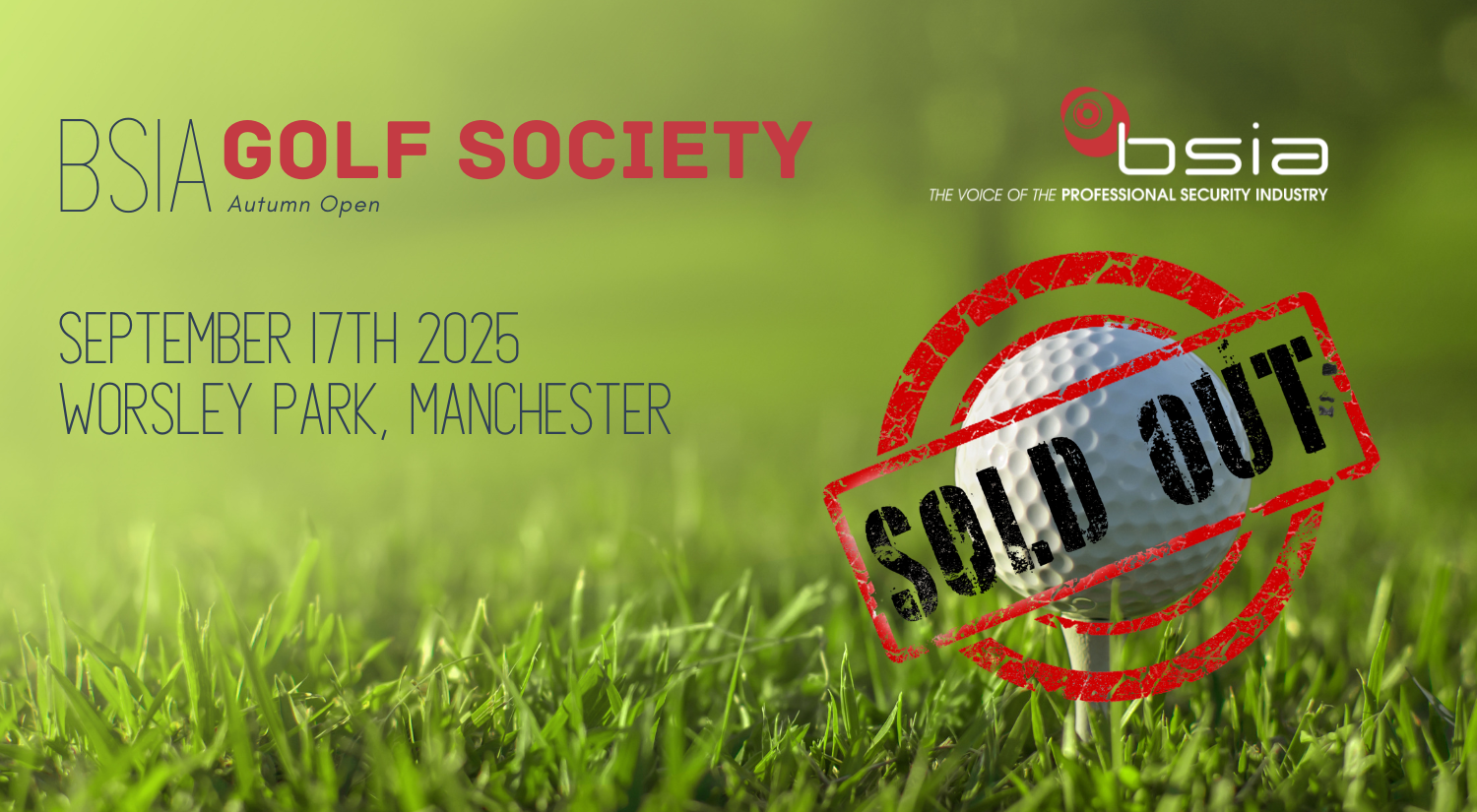 BSIA Golf Society Autumn Open is Sold Out