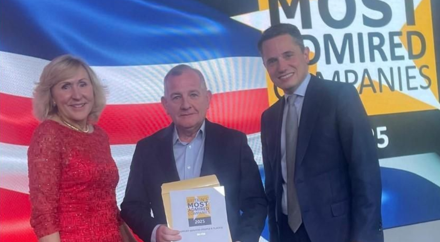  Mitie win Silver at Britain's Most Admired Companies Awards 2026