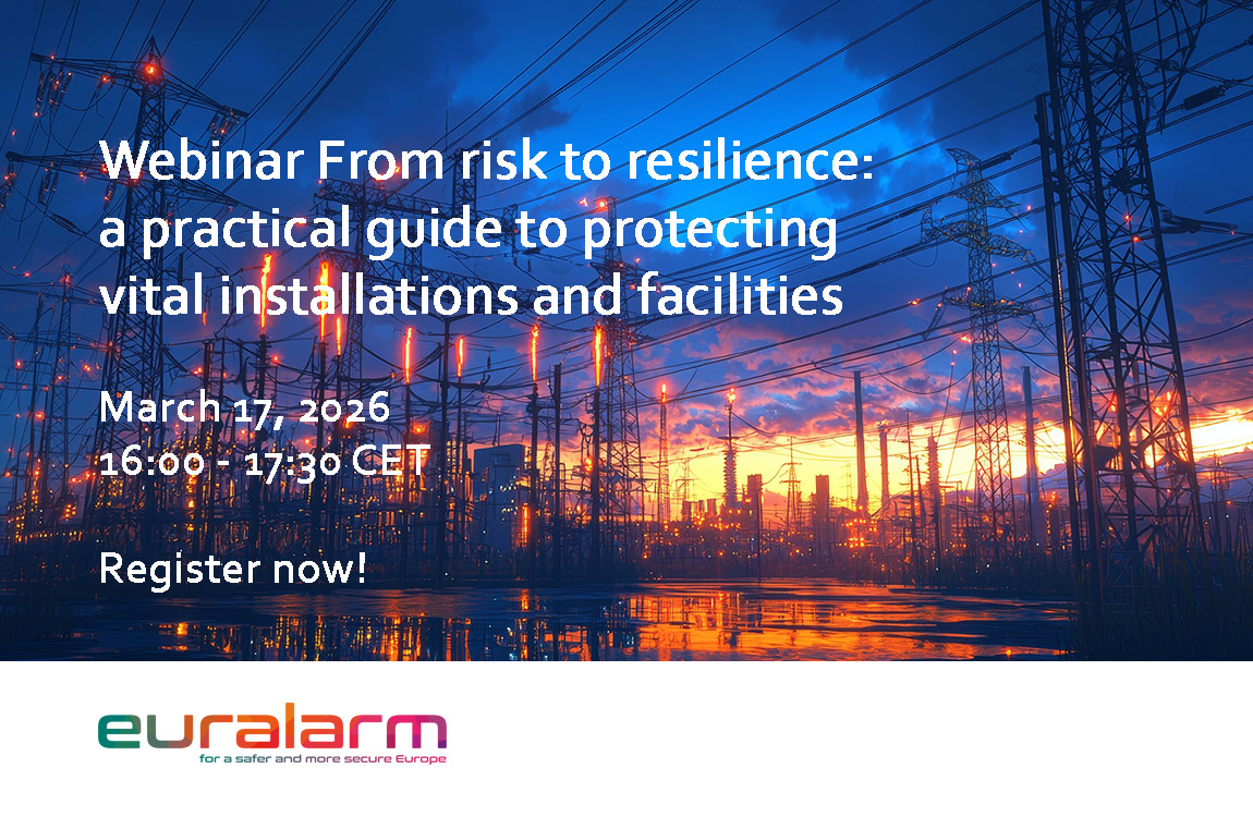 Euralarm Announce Webinar: From Risk to Resillence