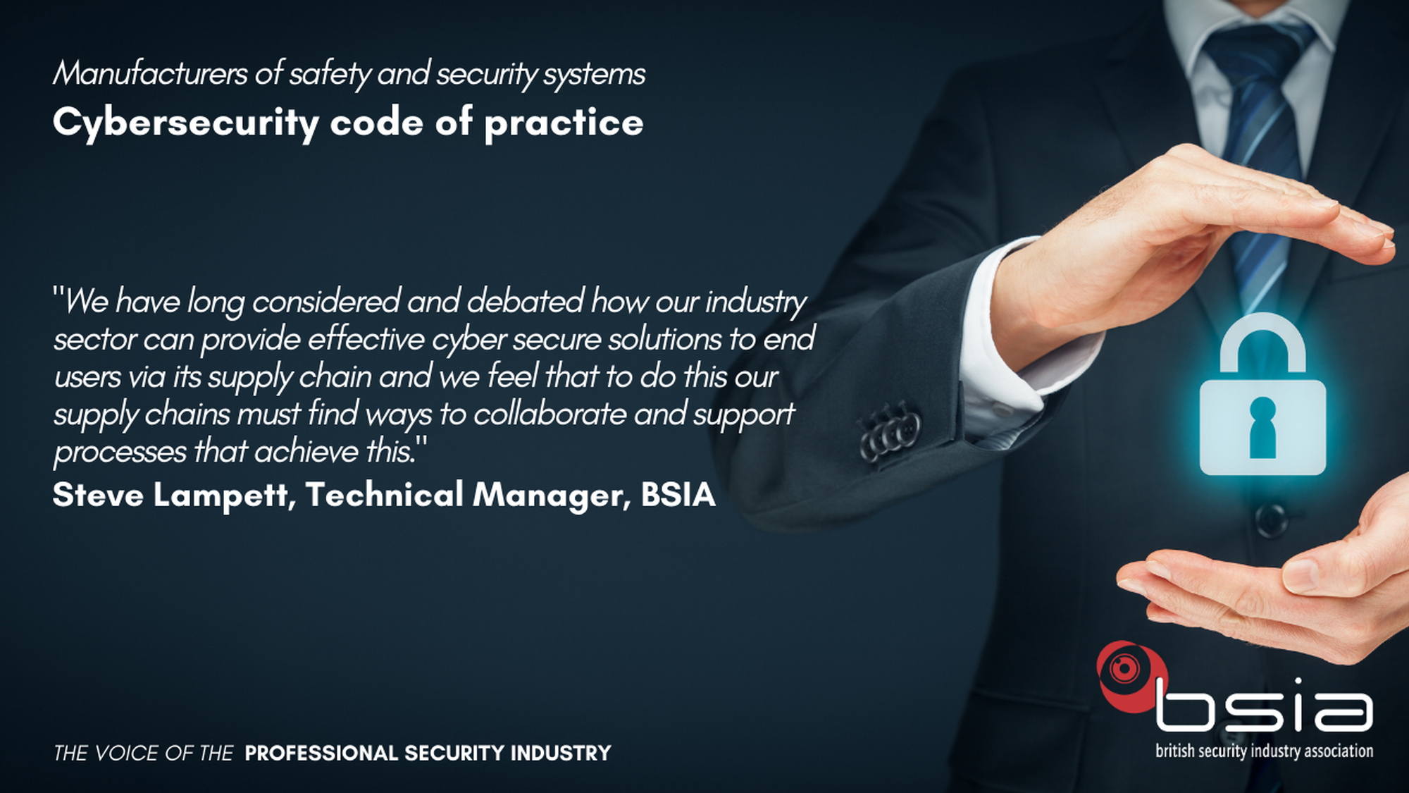 BSIA Cybersecurity group release new code of practice for manufacturers