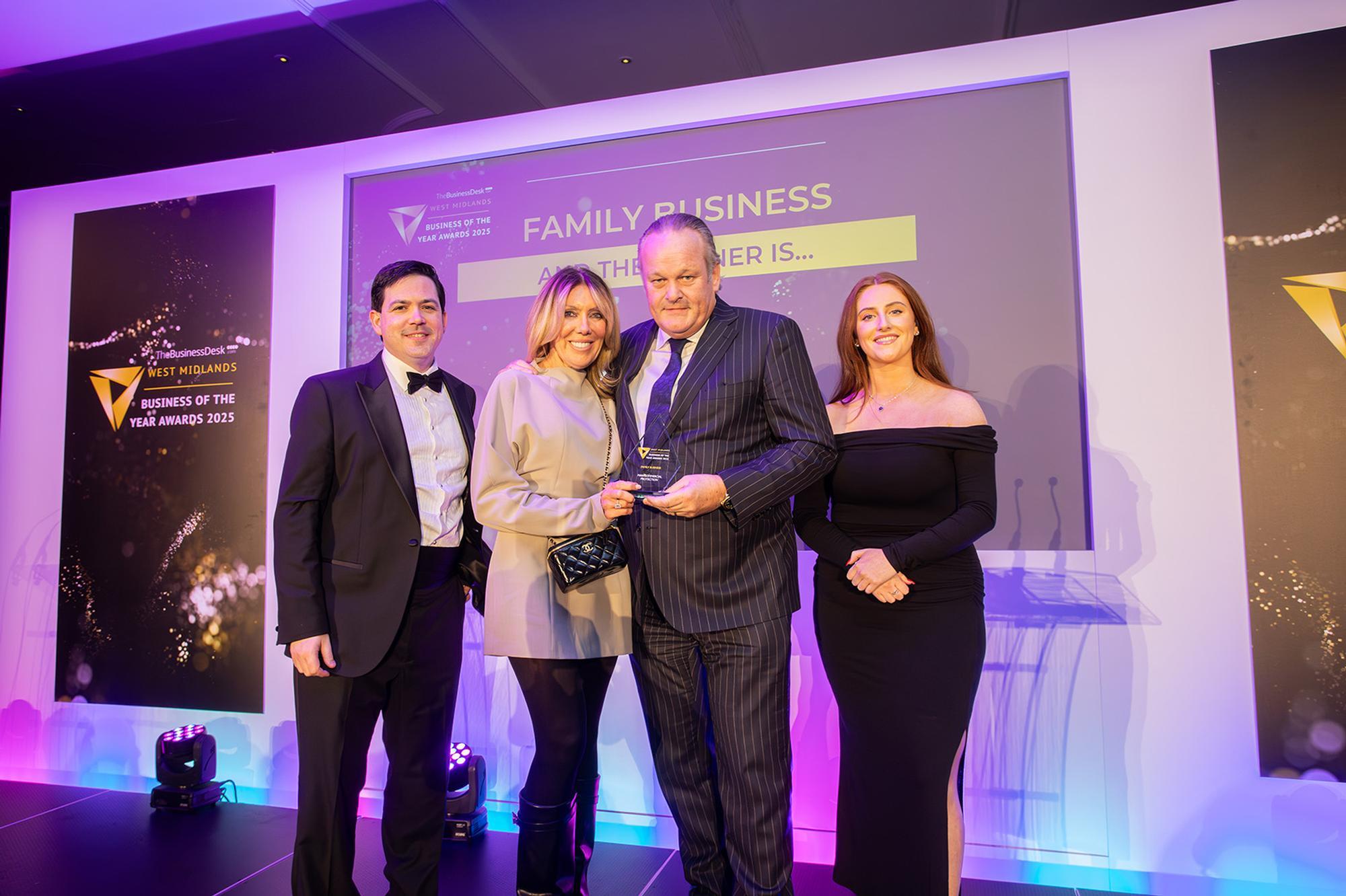 MAN Commercial Protection in seventh heaven with Family Business of the Year Award