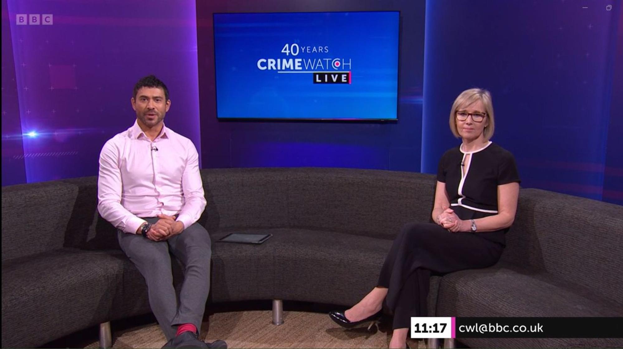 Sarah Staff talks about SaferGems initiative on Crimewatch 2025