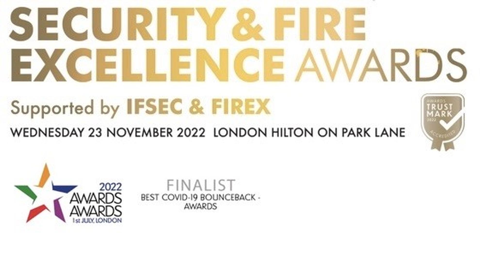 Security & Fire Excellence Awards 2022