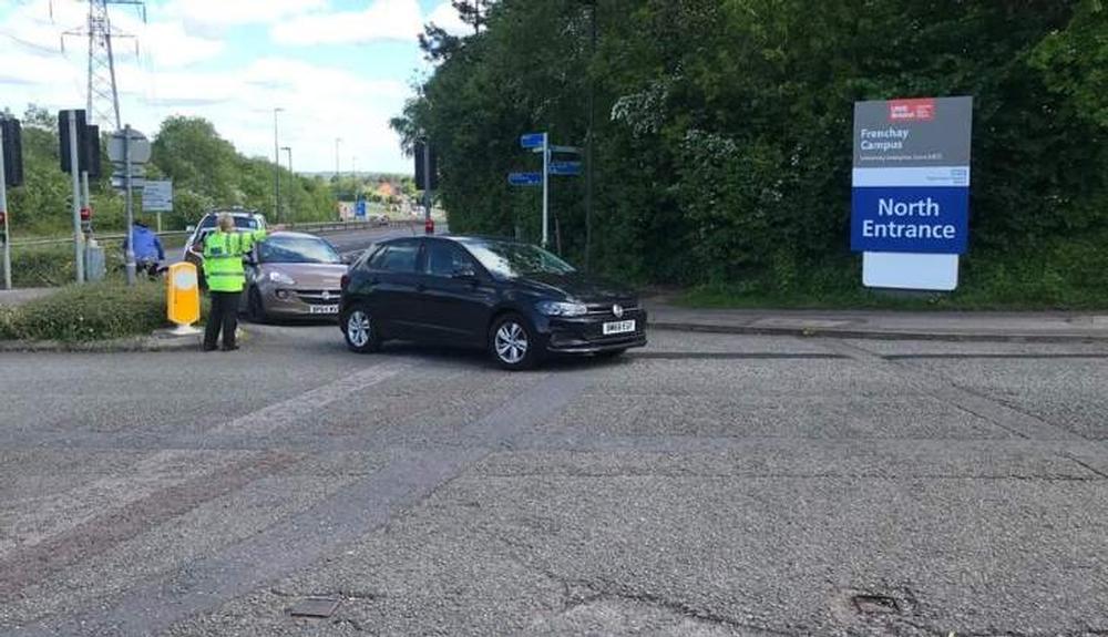 Staff from a traffic management company are using specific police powers to help in the efficient traffic management of NHS Nightingale Hospital Bristol